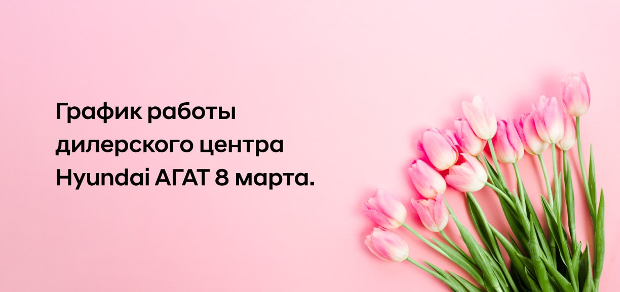 График работы дилерского центр Hyundai АГАТ.